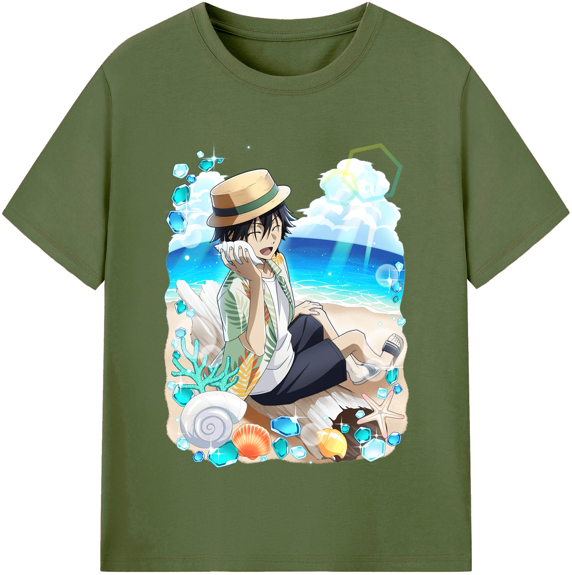 （画像用） 文豪ストレイドッグス Bungo Stray Dogs 綿100％半袖Tシャツ（フロントプリント）